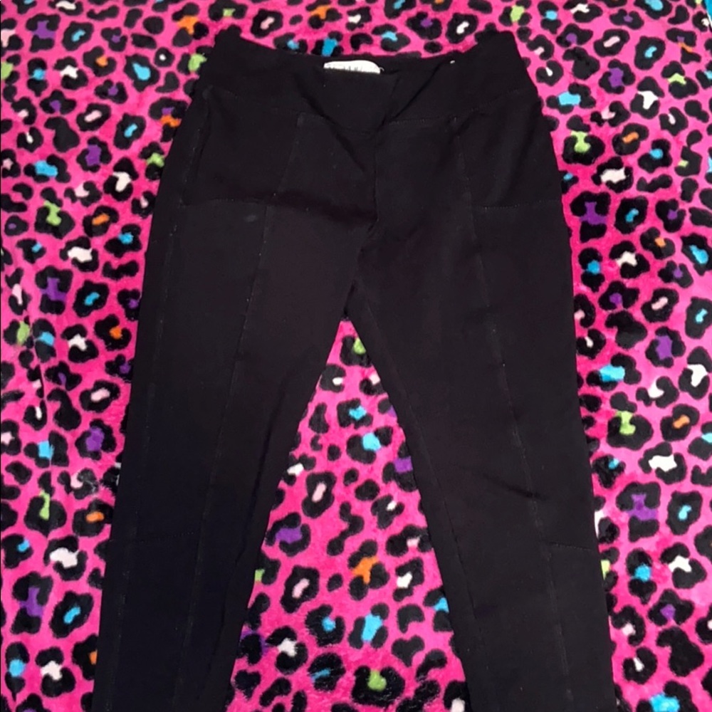 Black jeggings